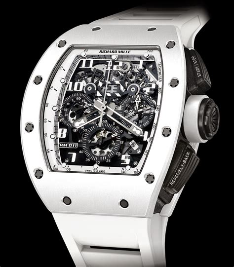 richard mille white band.